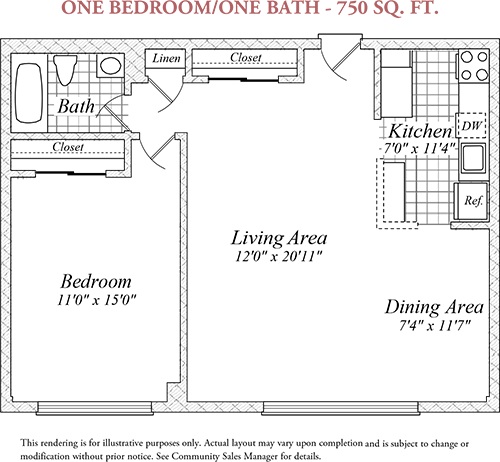 1499973096Dominion Towers one bedroom b